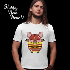 свинка пожарник